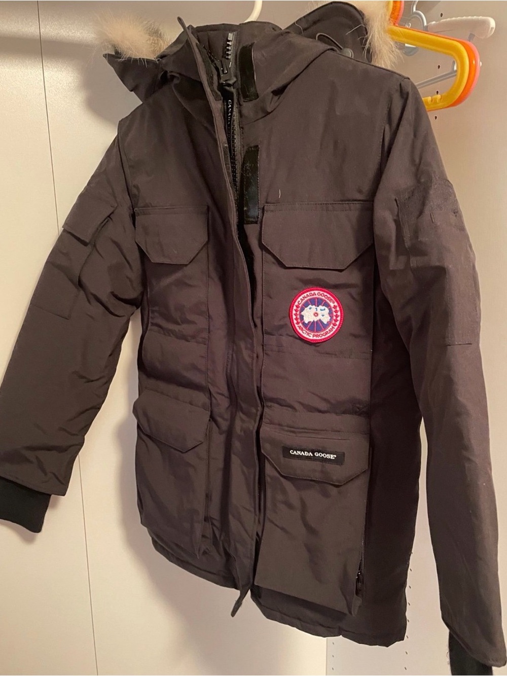 Canada Goose Expedition Fur Trim Down Parka Jacket Fusion Fit XXS Unisex